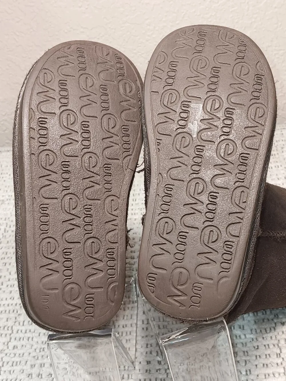 Emu Australia Kids Toddler 'Bronte Hi' Brown Suede Merino Wool Boots sz 9